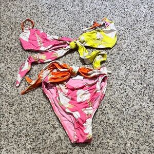 Farm Rio Tie Front Bikini Set